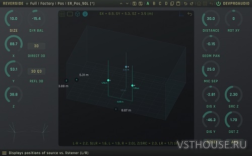 DevProAudio - REVERSIDE v.1.0.0 VST3, CLAP x64 [V.R]