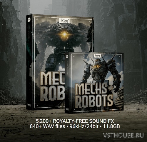 Boom Library - MECHS & ROBOTS DESIGNED (WAV) Boom Library - MECHS & ROBOTS DESIGNED (WAV)